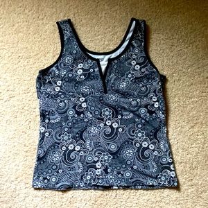 Floral Patter Athletic Tank